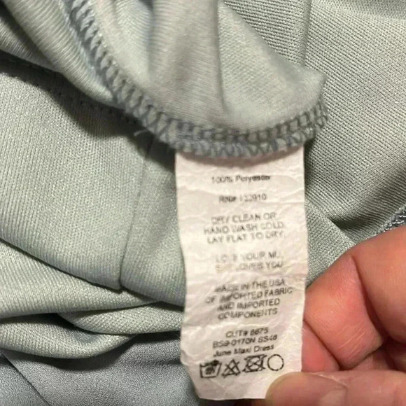 [S]Show Me Your MuMu  Silver Sage Crisp June Maxi Dress - Picture 11 of 11